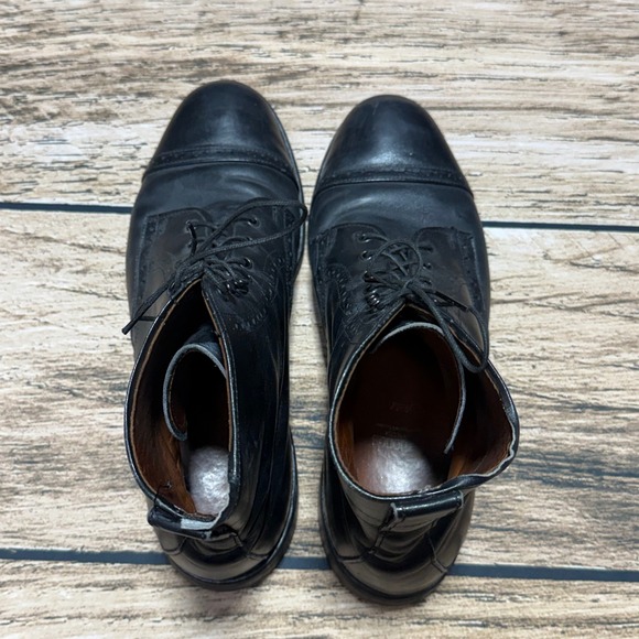 Allen Edmonds Bayfield Boots Mens 9 D Black Leather Brogue Cap Toe Dress Boots main image 8